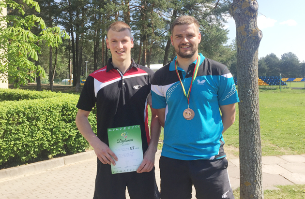 VGTU studentų pergalės Lietuvos studentų stalo teniso čempionate