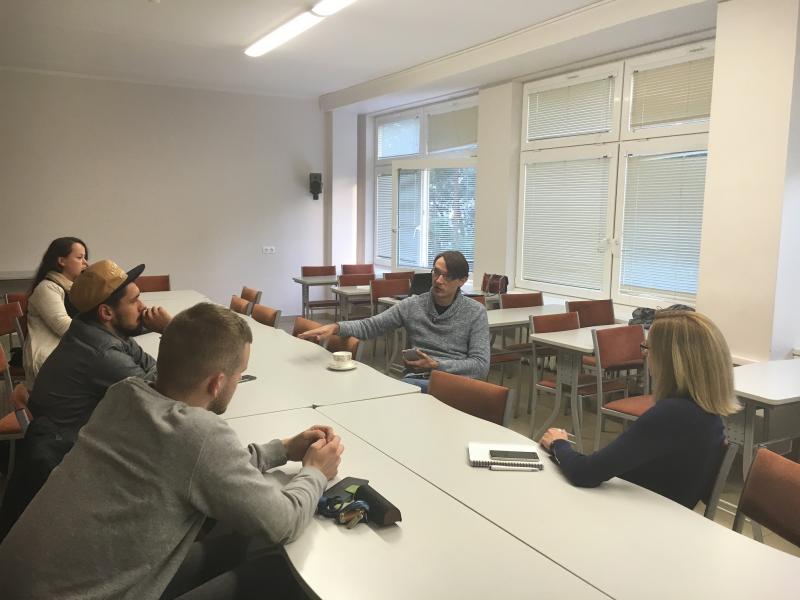 Magistrantūros E-medijų vadybos specializacijos studentams paskaitą skaitė Paulius Rimavičius