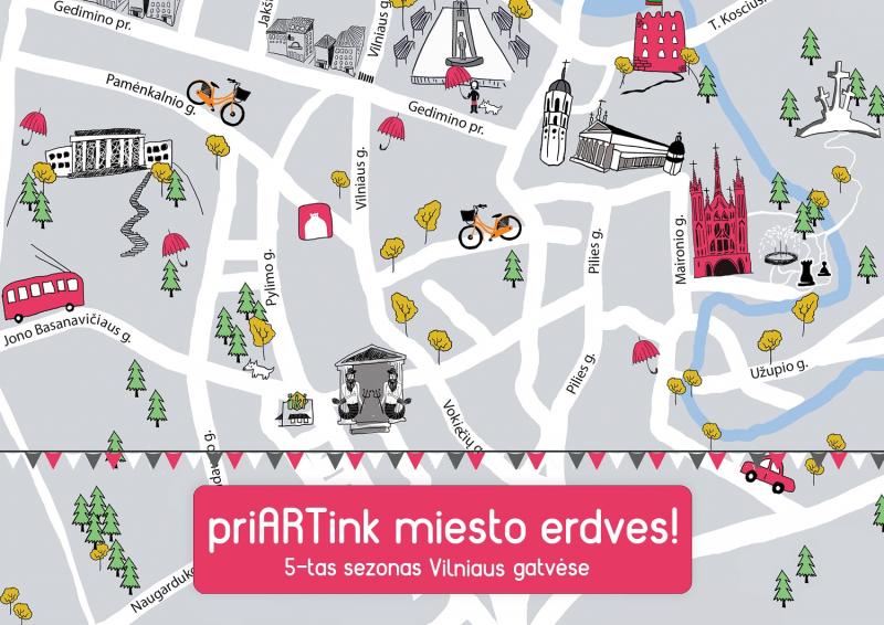 28 kūrybinės idėjos Vilniaus viešosioms erdvėms