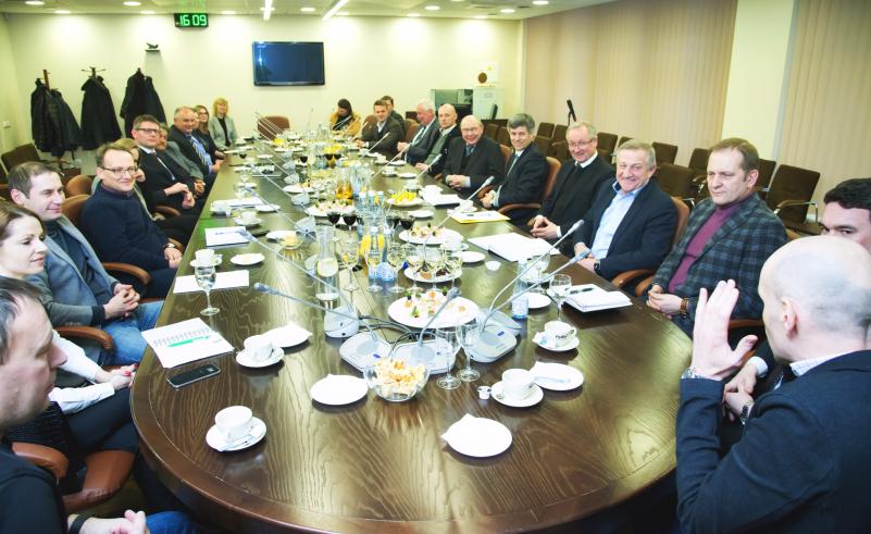 Susitikimas su Lietuvos statybininkų asociacijos nariais
