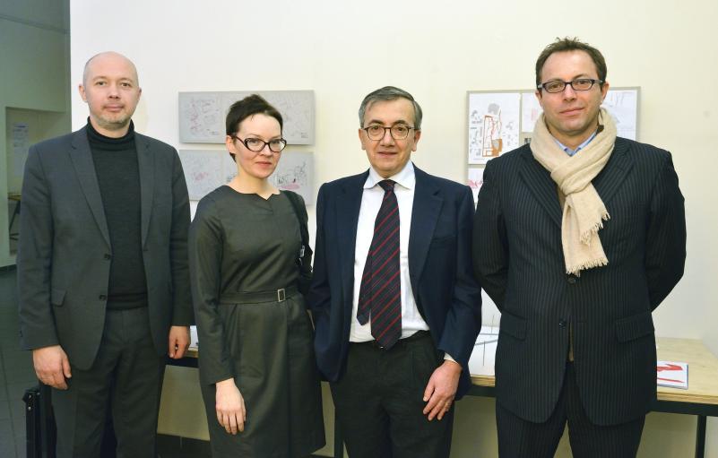 VGTU Architektūros kūrybinių dirbtuvių rezultatų pristatyme – Italijos ambasadorius 