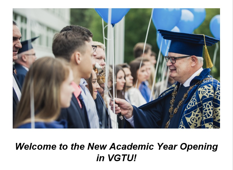 Welcome to the New Academic Year Opening in VGTU!