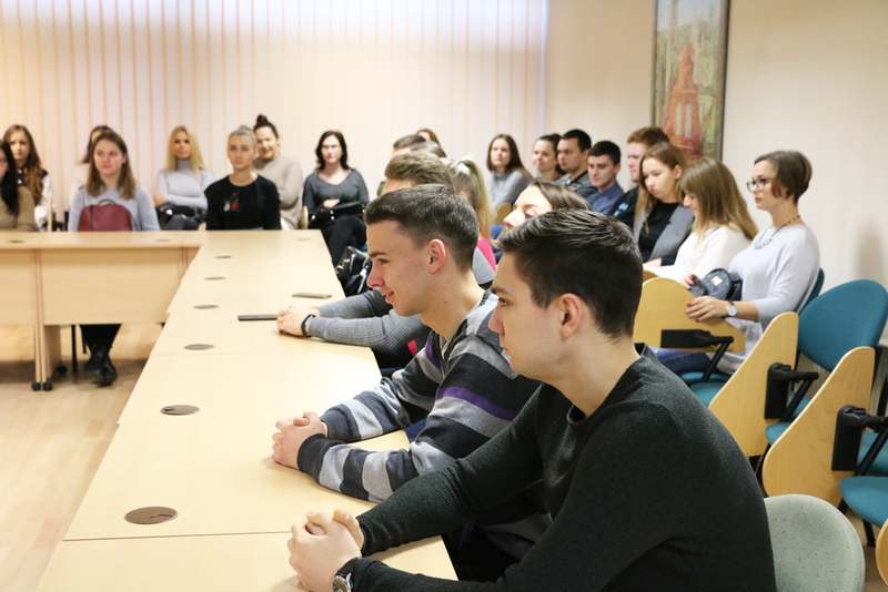 VGTU studentai dalyvavo išvažiuojamoje paskaitoje Lietuvos darbo biržoje