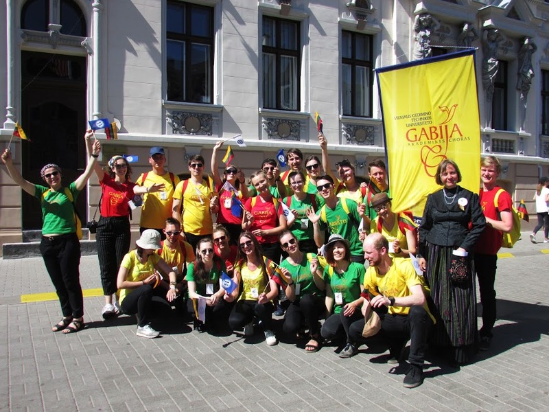 VGTU choras „Gabija“ – Lietuvos Vakarų krašto dainų šventėje Klaipėdoje