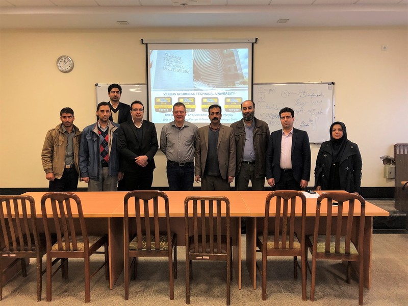 Lecturer Giedrius Cyras visited the Malayer University
