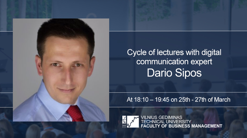 Don‘t miss: cycle of lectures with digital communication expert Dario Sipos