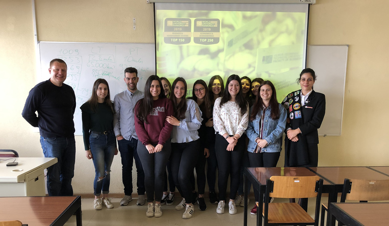 Lecturer Giedrius Cyras visited the Polytechnic Institute of Viana do Castelo