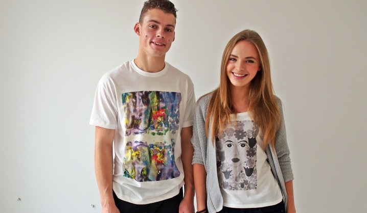 VGTU students‘ social business idea: shirts with drawings of deaf children 