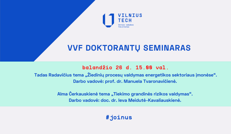 VVF doktorantų seminaras