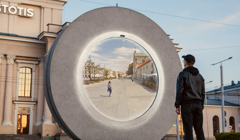 Pirmas toks pasaulyje „Portalas“: Vilnius ir Liublinas susijungė neįprastu virtualiu „tiltu“ 