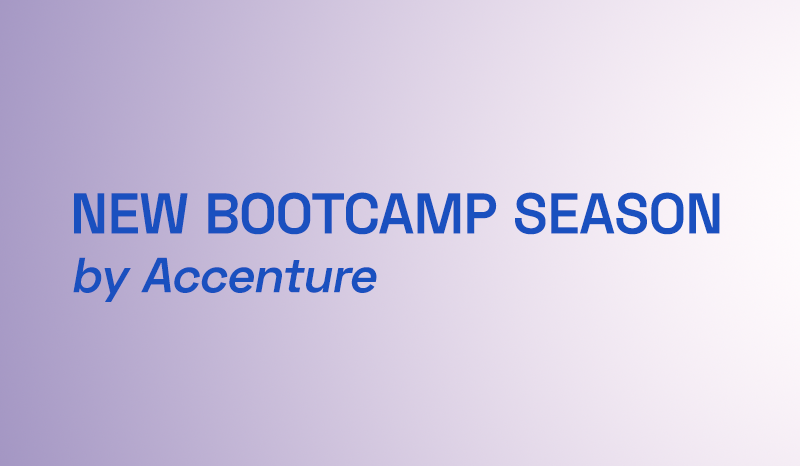 New bootcamp season by Accenture