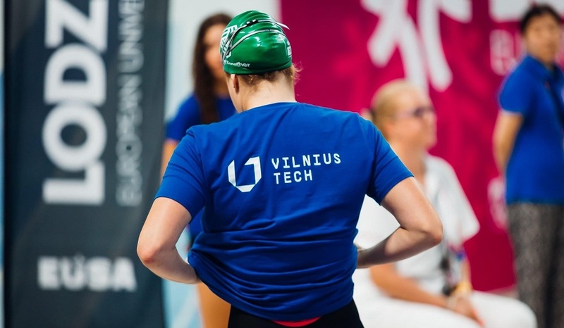 VILNIUS TECH plaukikų pasirodymas Europos universitetų žaidynėse