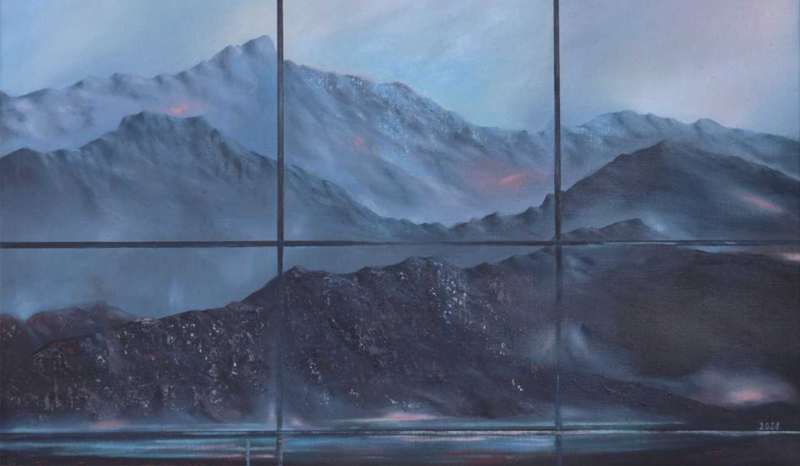 Rainer Kurm tapybos darbų paroda „Kintantys peizažai“ Galerijoje A 