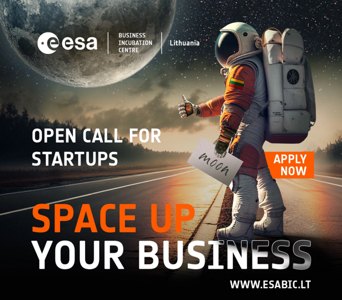 Kviečiame teikti paraiškas Europos kosmoso agentūros verslo inkubatoriui