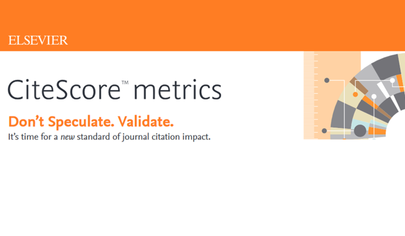 The latest CiteScore source citation indicator values are available on Scopus