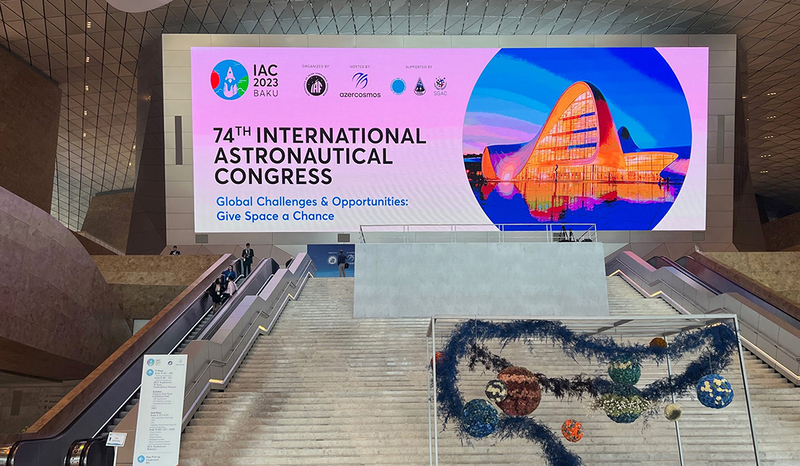 VILNIUS TECH participated in 74th International Astronautical Congress (IAC) in Baku
