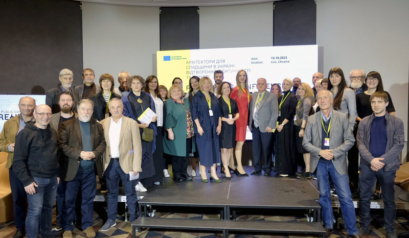 Ukrainos kultūros paveldui skirta architektūrinio tarptautinio projekto UREHERIT konferencija - susitikimas dėl Ukrainos ateities