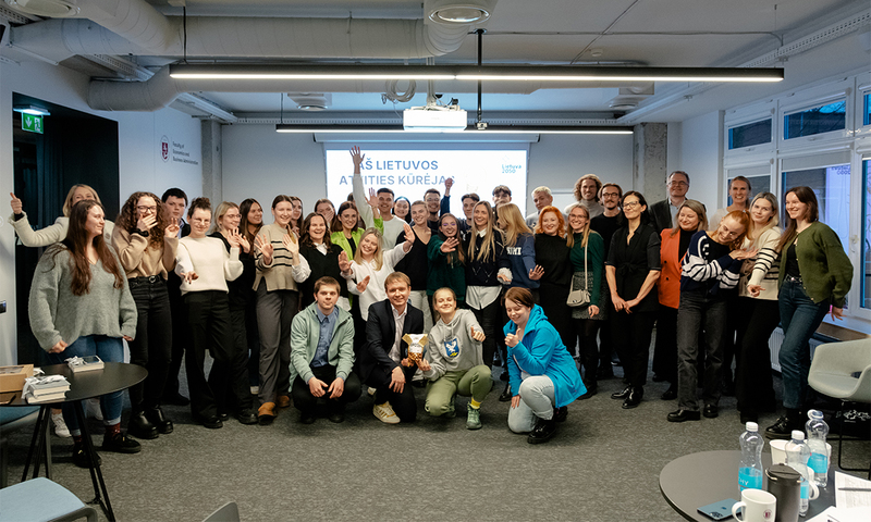 Verslo vadybos fakulteto studentės nugalėjo Vyriausybės kanceliarijos ir „Atomic Garden“ organizuotą „Lietuva 2050“ komunikacijos idėjų maratoną