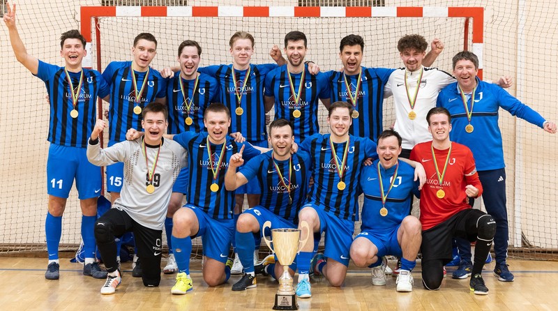 VILNIUS TECH futbolo komanda „Select futsal“ I lygos čempionai