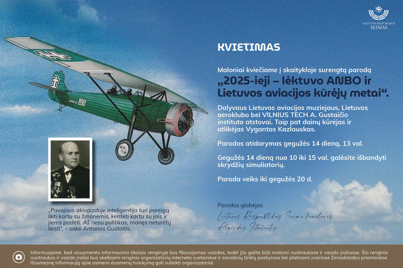 2025-ieji – lėktuvo ANBO ir Lietuvos aviacijos kūrėjų metai