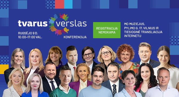 Kviečiame į nemokamą konferenciją ,,Tvarus verslas“