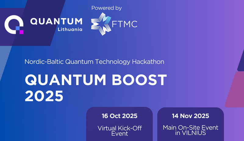 Kviečiame prisijungti: Nordic-Baltic Quantum Technology Hackathon
