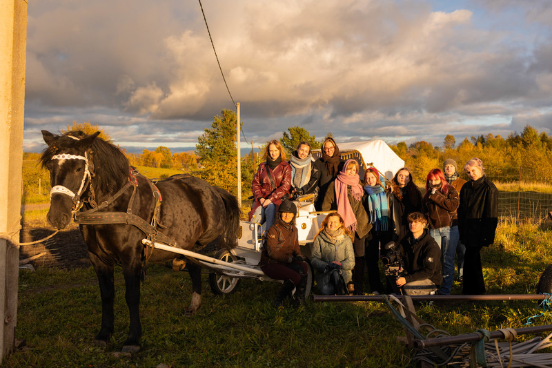 Kino komunikacijos studentai pradėjo savo pimąją filmavimo ekspediciją