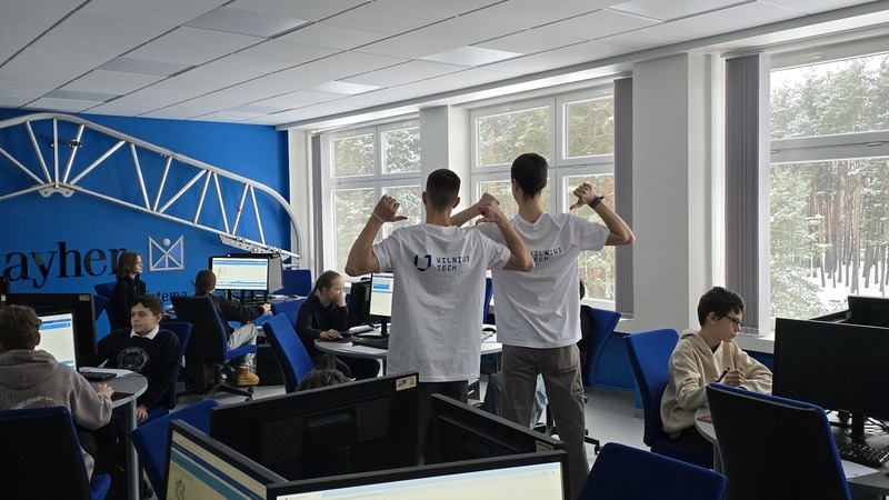 VILNIUS TECH universitete įvyko 22-ojo Informatikos ir informatinio mąstymo konkurso „Bebras“ II-asis etapas