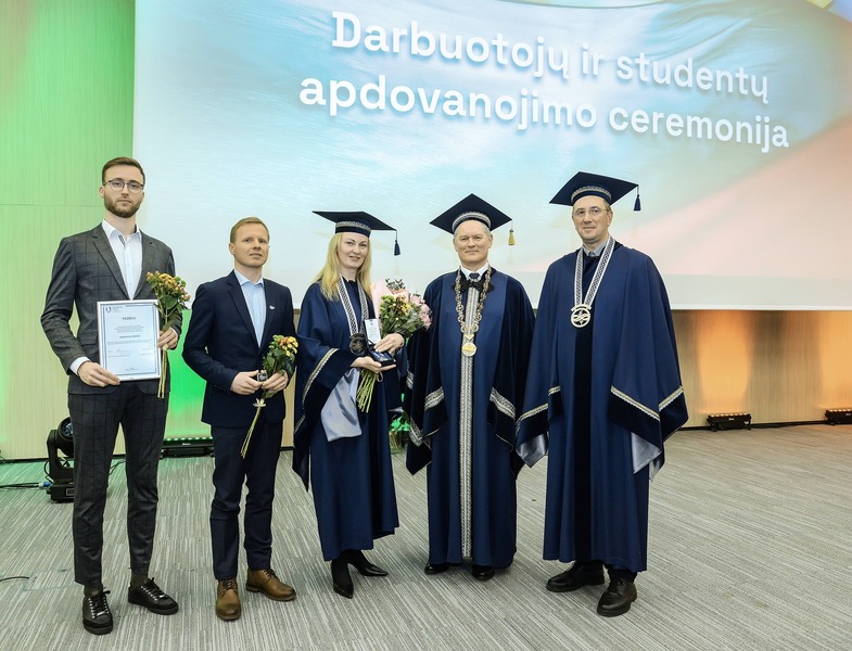 Apdovanoti Transporto inžinerijos fakulteto bendruomenės nariai