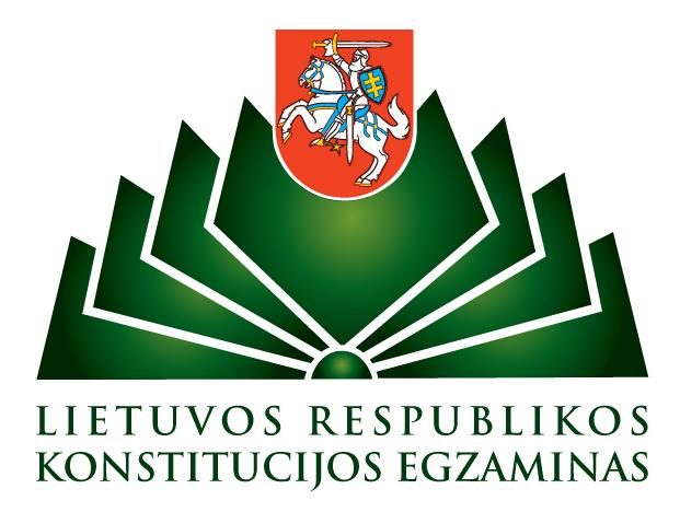 VGTU studentai laikė Konstitucijos egzaminą 2015