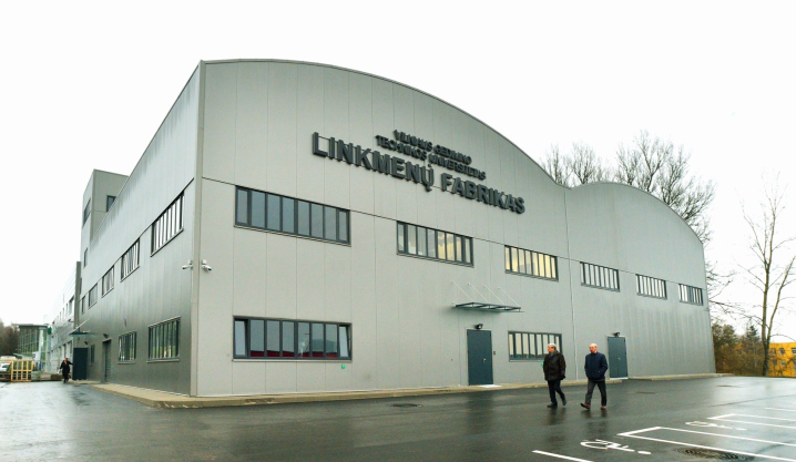 VGTU „LinkMenų fabriko“ atidarymo akimirkos