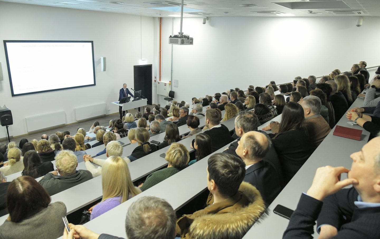 Žmonės auditorijoje