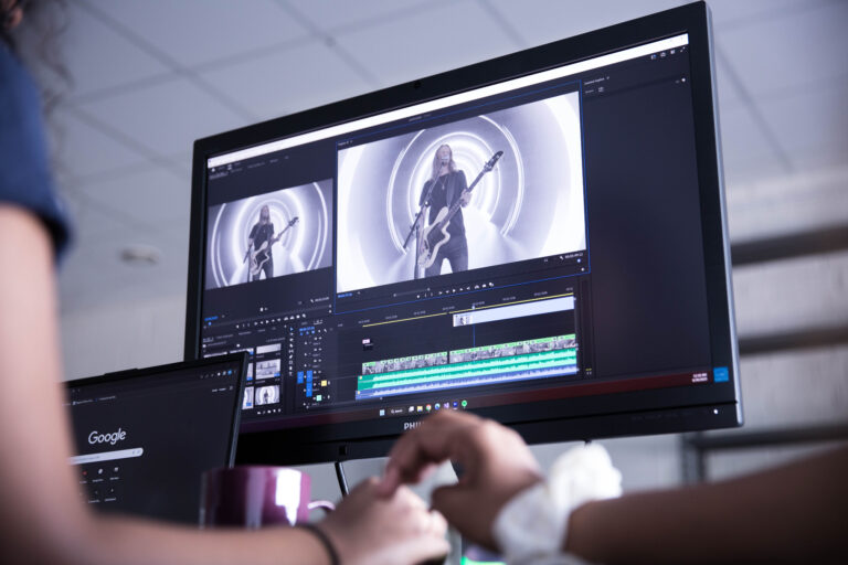 Vaizdo klipas video montavimo programinėje įrangoje