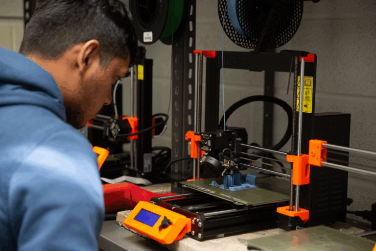 Studentas LinkMenų dirbtuvėse