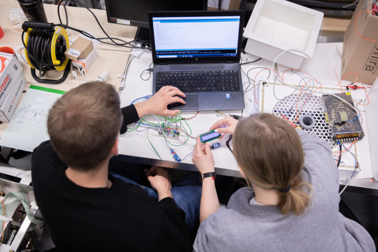 Studentai LinkMenų dirbtuvėse