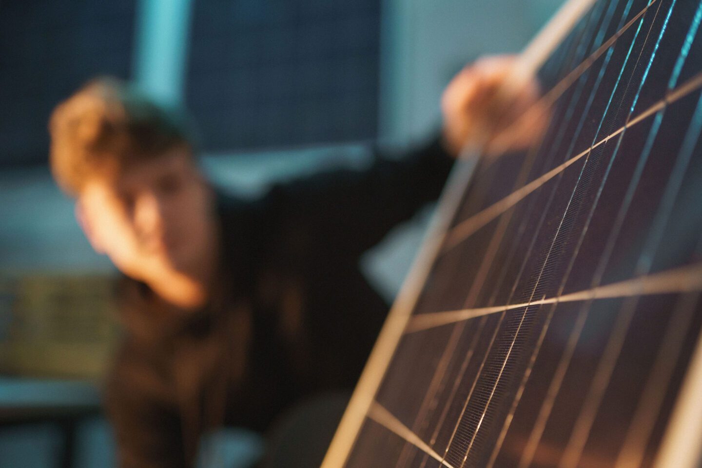 Studentas laboratorijoje