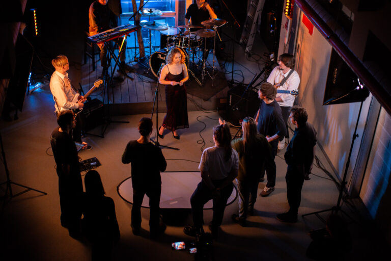 Muzikinio klipo filmavimas LinkMenų fabrike