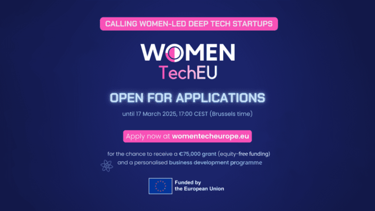 The third Women TechEU open call is now officially open!