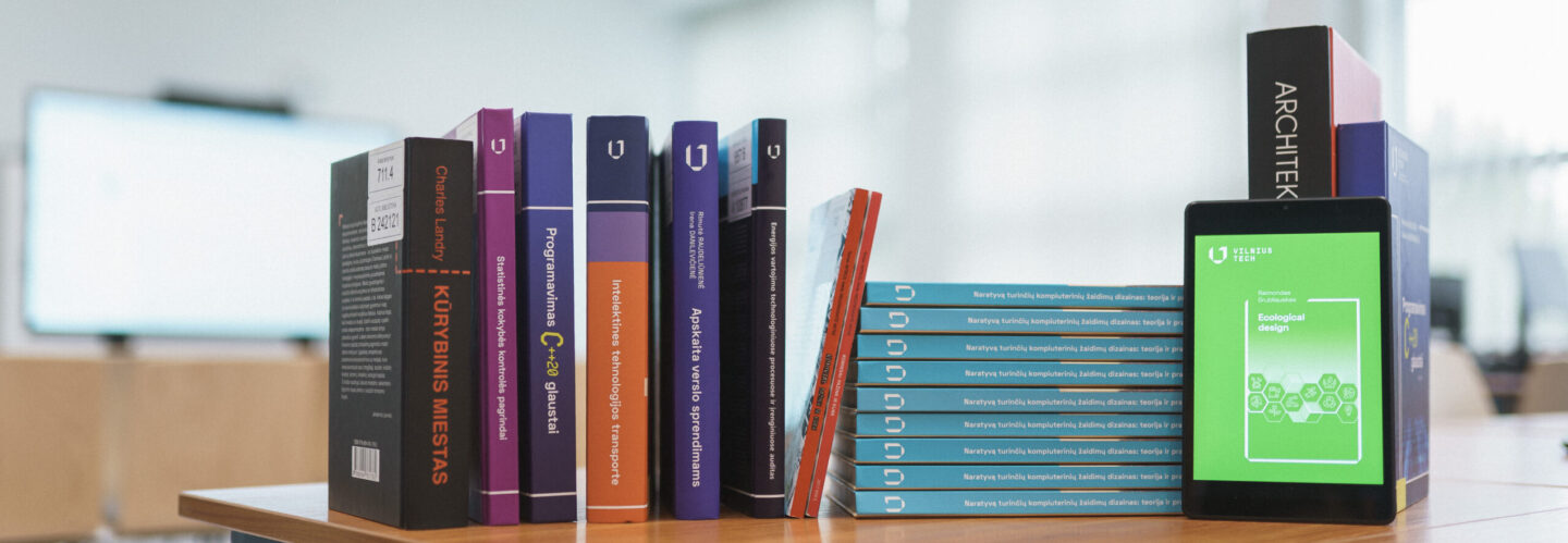 VILNIUS TECH leidybinė produkcija: knygos, mokslo žurnalai, disertacijos, konferencijų medžiaga