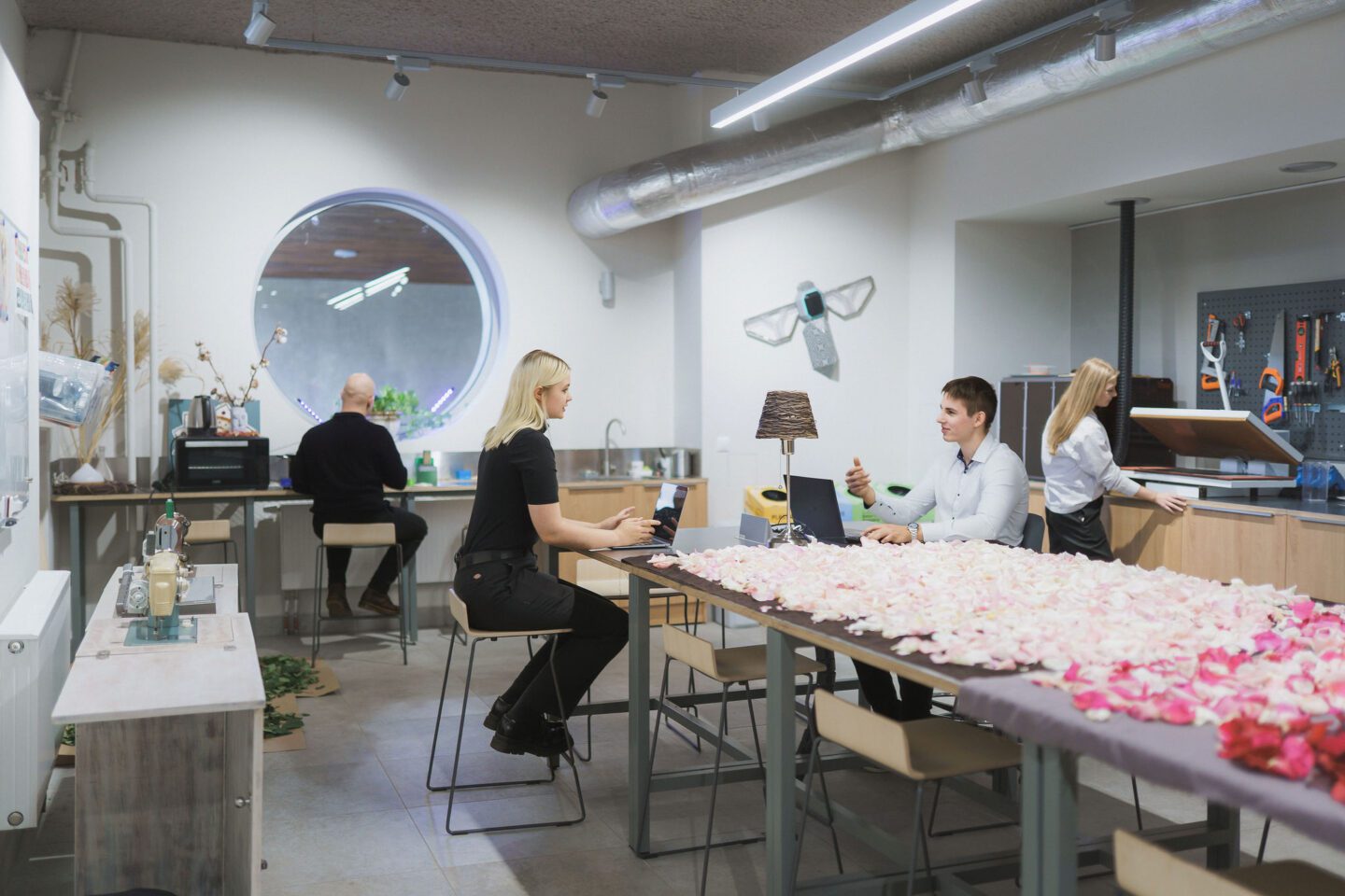 Studentai tvarumo centre