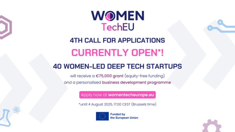 Tht fourth and final Women TechEU open call