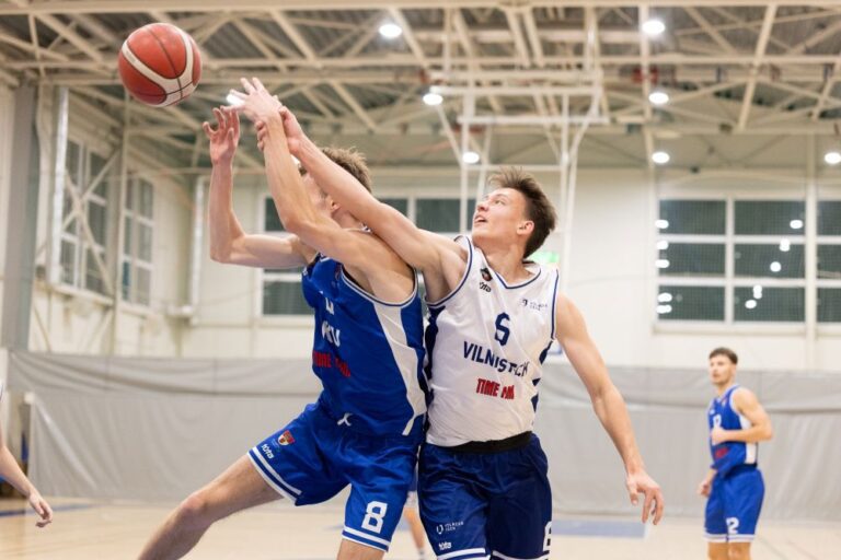 VILNIUS TECH krepšinio komandos varžybos.