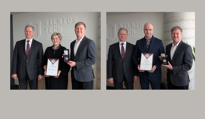 VILNIUS TECH mokslininkams – LINPRA Garbės ženklai už nuopelnus inžinerijai