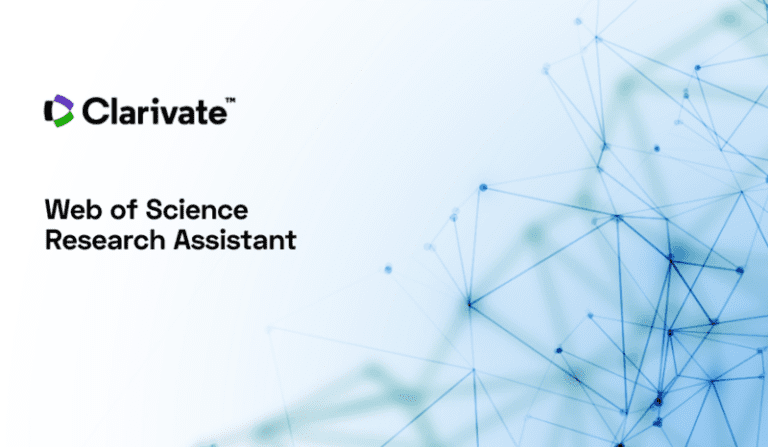 You are invited to use Clarivate’s AI tool Web of Science Research Assistant