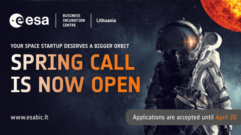 ESA BIC Lithuania Spring Call for Startups Is Now Open!