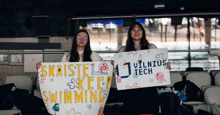 Lietuvos studentų plaukimo čempionate – stiprus VILNIUS TECH pasirodymas