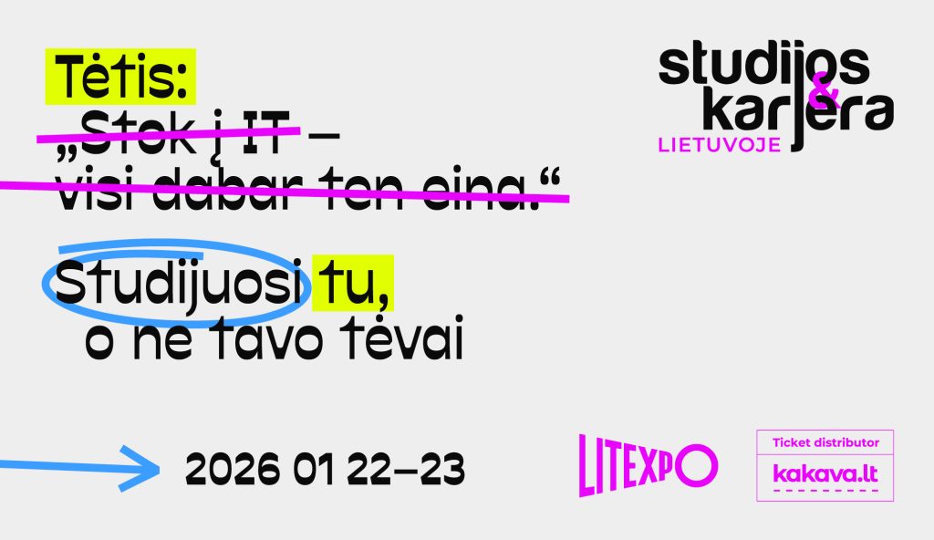 Karjeros parodos baneris