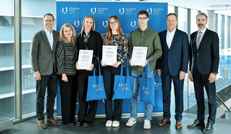 Motyvuotiems ir talentingiems pirmakursiams skirtos inž. Gedimino Zubo stipendijos