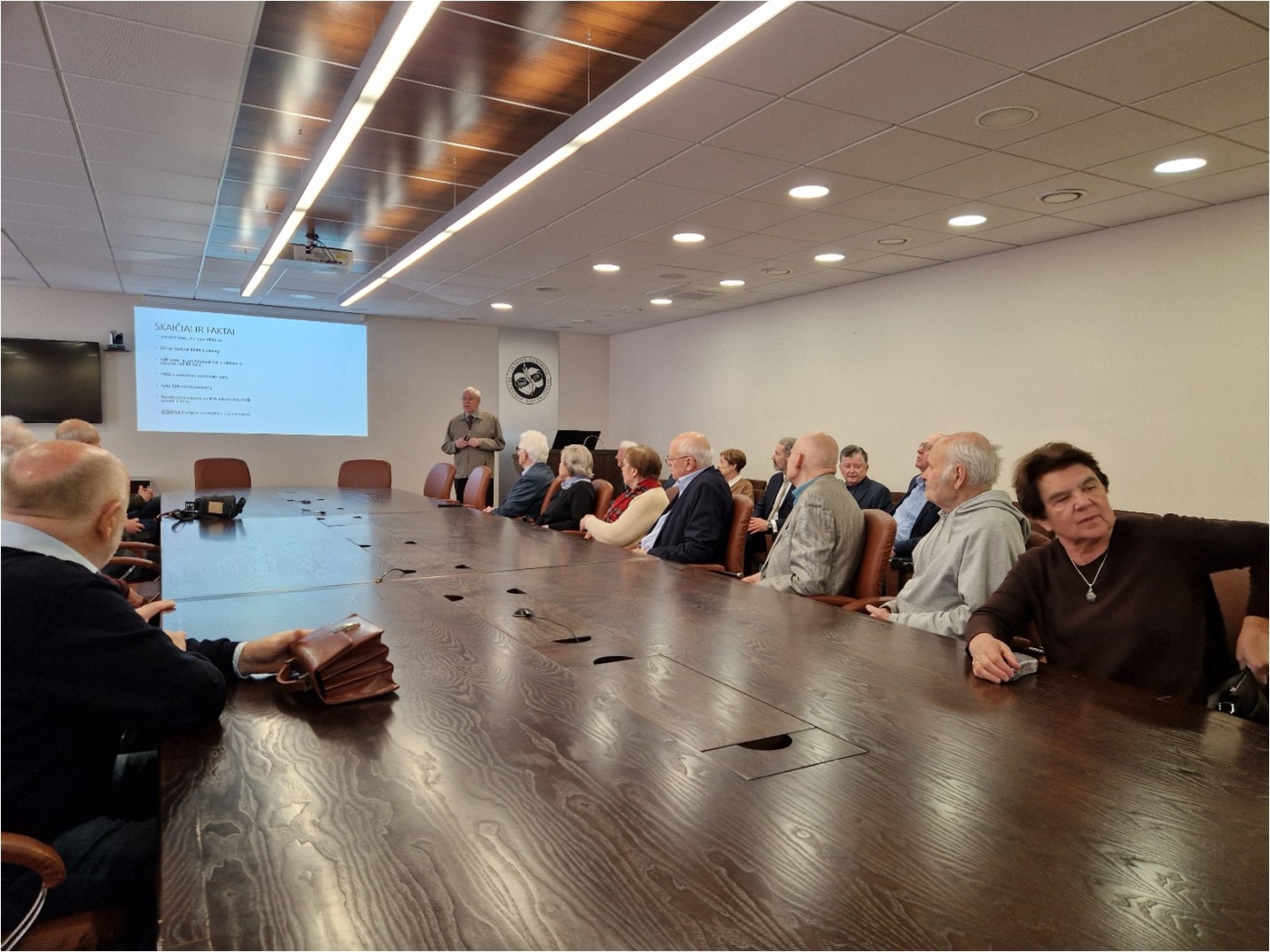 VU profesorių emeritų viešnagė