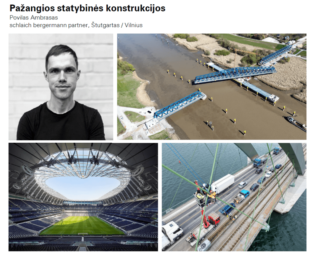 Paskaita „Pažangios statybinės konstrukcijos“ su Povilu Ambrasu